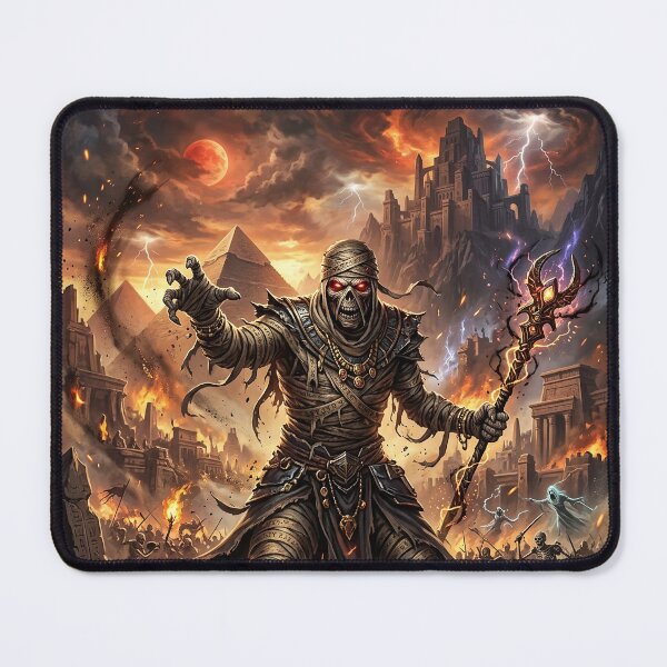 Item preview, Ancient Mummy - Dark Egyptian Fantasy Art designed and sold by Lucid Dream Pixel.