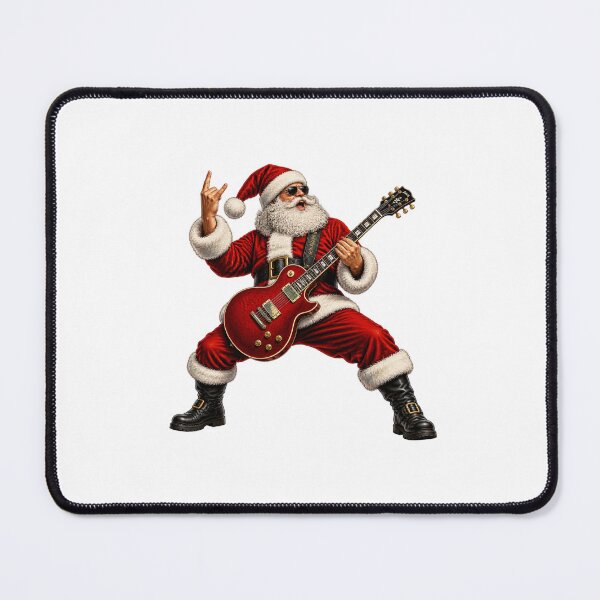 Item preview, Santa Playing Guitar Rock Christmas Electric Guitarist Xmas designed and sold by Whirx.