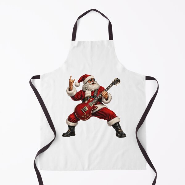 Item preview, Santa Playing Guitar Rock Christmas Electric Guitarist Xmas designed and sold by Whirx.