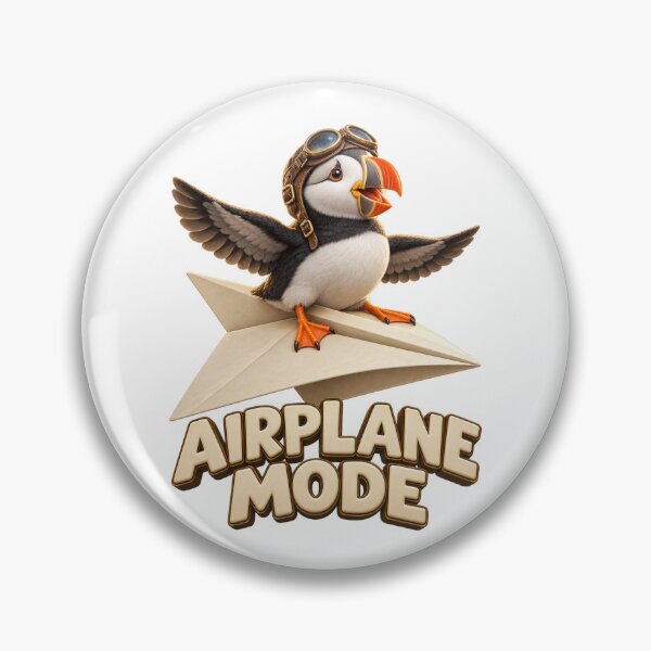 Item preview, Airplane Mode Puffin Paper Pilot designed and sold by TrendTribeTP.