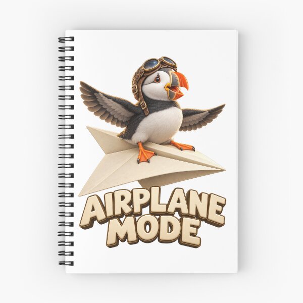 Item preview, Airplane Mode Puffin Paper Pilot designed and sold by TrendTribeTP.