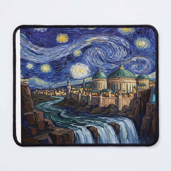 Item preview, Naboo Starry Night Sci-Fi Landscape designed and sold by Bad-Decisions-Designs.
