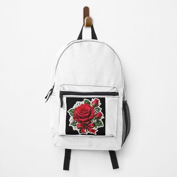 Item preview, Elegant Red Rose Bloom – Romantic Floral Sticker designed and sold by Smart Bazaar .