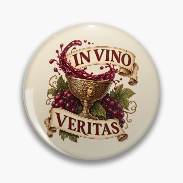 Item preview, In Vino Veritas – Classic Latin Wine Quote Roman Vintage Design designed and sold by MetaModel Editions.