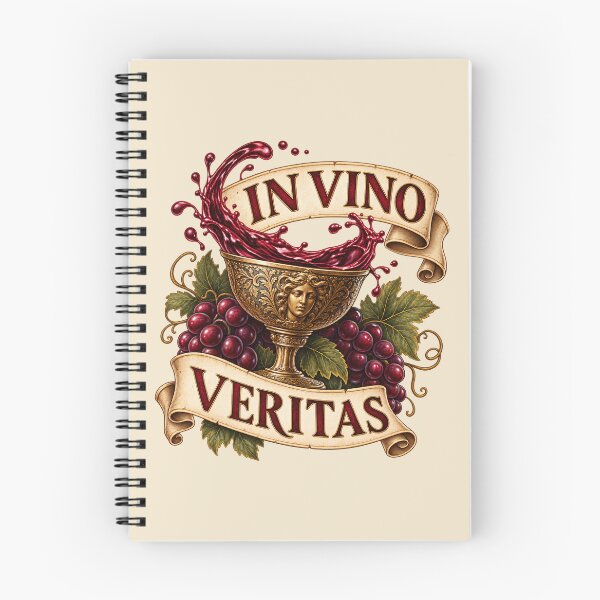 Item preview, In Vino Veritas – Classic Latin Wine Quote Roman Vintage Design designed and sold by MetaModel Editions.