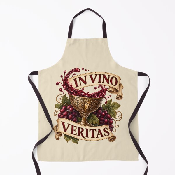 Item preview, In Vino Veritas – Classic Latin Wine Quote Roman Vintage Design designed and sold by MetaModel Editions.