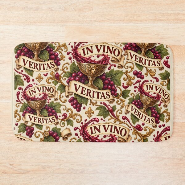 Item preview, In Vino Veritas – Classic Latin Wine Quote Roman Vintage Design designed and sold by MetaModel Editions.