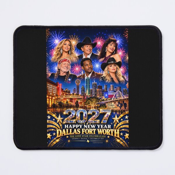 Item preview, 2027 DALLAS FORT WORTH - Happy New Year designed and sold by DBM Photo Art 1.