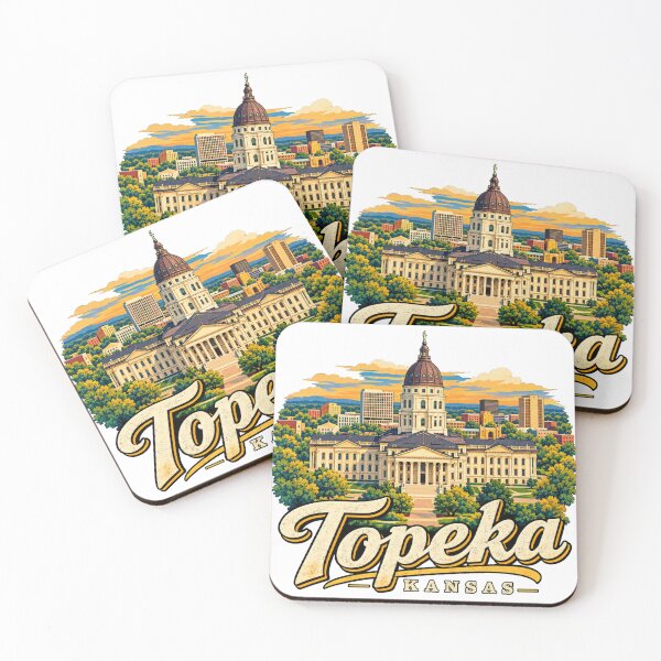 Item preview, Vintage Topeka Kansas Travel Souvenir Landmark Gift designed and sold by MichaeIRellov.