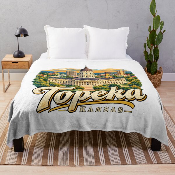 Item preview, Vintage Topeka Kansas Travel Souvenir Landmark Gift designed and sold by MichaeIRellov.
