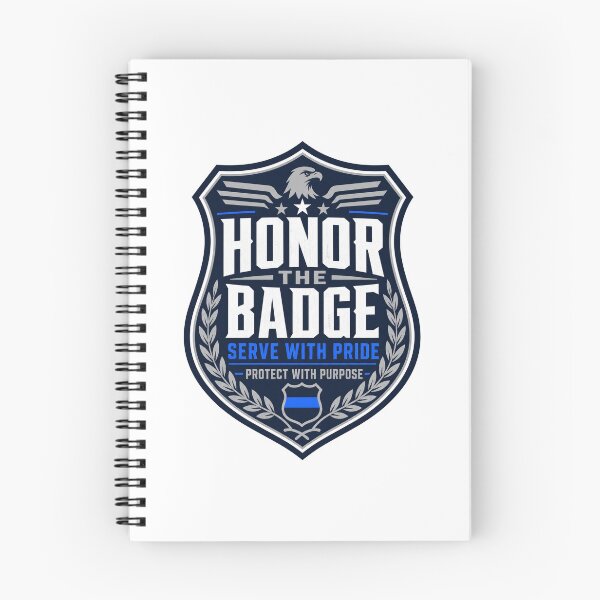 Item preview, Police Honor the Badge Serve With Pride Motivational Slogan gift for Police Officer designed and sold by LD ART.