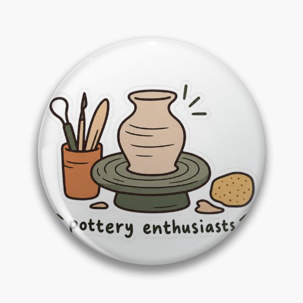Item preview, Pottery Enthusiasts – Pottery Lover Ceramic Art Sticker designed and sold by Desingestore.