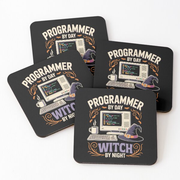 Item preview, PROGRAMMER BY DAY WITCH BY NIGHT designed and sold by jkrphoto.