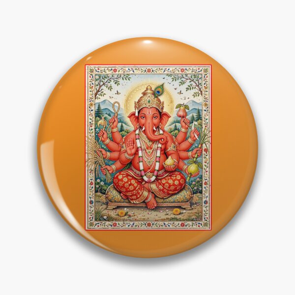 Item preview, Mesmerizing image of lord Ganesha giving his divine blessing . designed and sold by aruvanita.