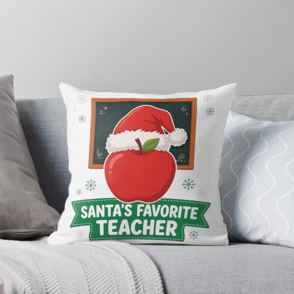 Item preview, Santa's Favorite Teacher Christmas Gift Sticker designed and sold by Gurrteg.
