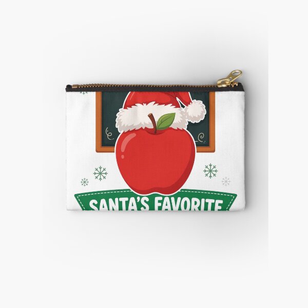 Item preview, Santa's Favorite Teacher Christmas Gift Sticker designed and sold by Gurrteg.