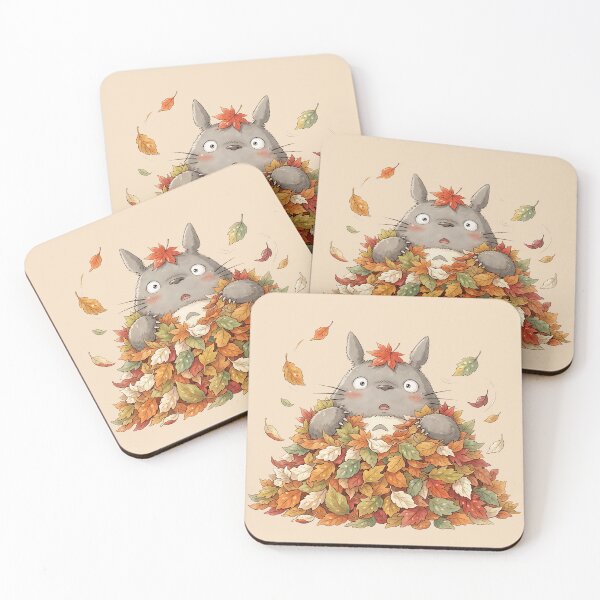 Item preview, Totoro's Autumn Leaf Pile designed and sold by katekrystal.