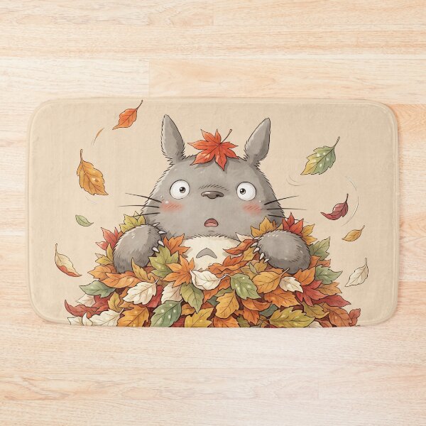 Item preview, Totoro's Autumn Leaf Pile designed and sold by katekrystal.