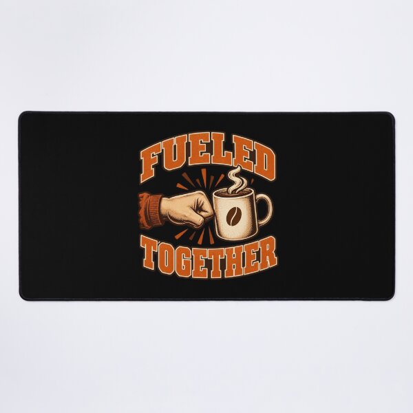 Item preview, Fueled Together Coffee Teamwork Fist Bump Coffee Lover designed and sold by Whirx.