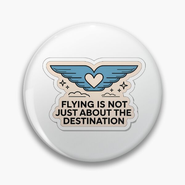 Item preview, Wing & Words Aviation Quote designed and sold by NiftyWrx.