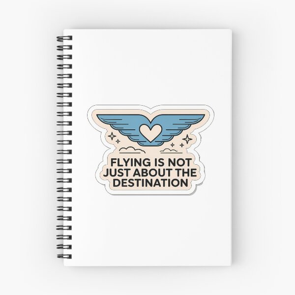 Item preview, Wing & Words Aviation Quote designed and sold by NiftyWrx.