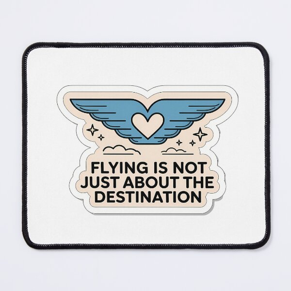 Item preview, Wing & Words Aviation Quote designed and sold by NiftyWrx.
