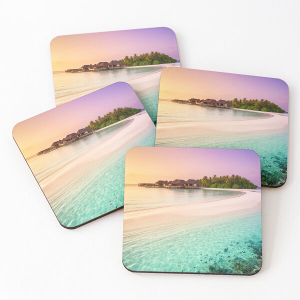 Item preview, Sunset Over the Lagoon - Overwater Villa Escape designed and sold by nhk999.