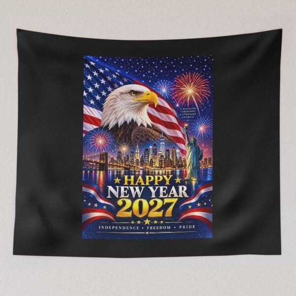 Item preview, HAPPY NEW YEAR 2027 - NEW YORK - NEW YORK designed and sold by DBM Photo Art 1.