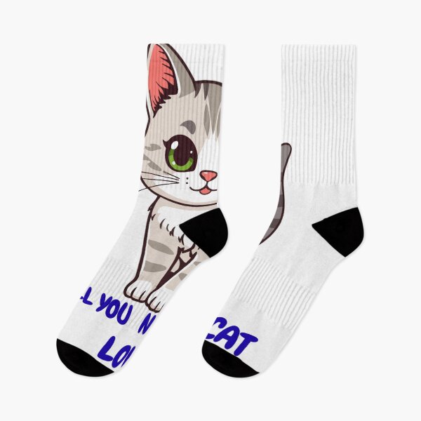 Item preview, All You Need is Love and a Cat - Cute Cat Lover Design designed and sold by walbayzon.