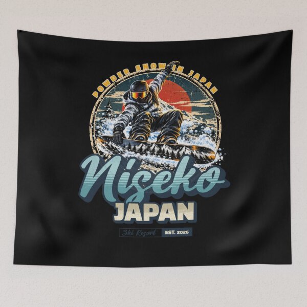 Item preview, Niseko Ski Resort Japan  designed and sold by TheEndDesign.