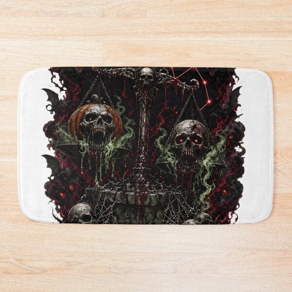Item preview, Libra Justice Is Dead Horror Art designed and sold by Zodiac Celestial Art.