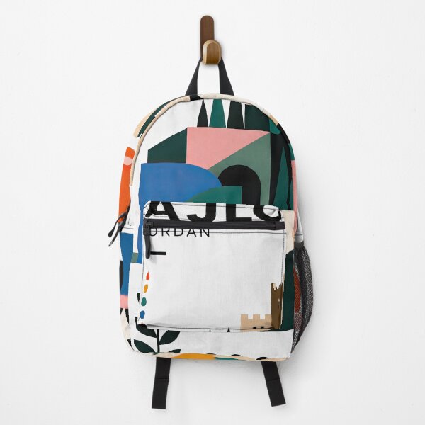 Item preview, Geometric architectural poster depicting a stylized desert castl designed and sold by ckybe.