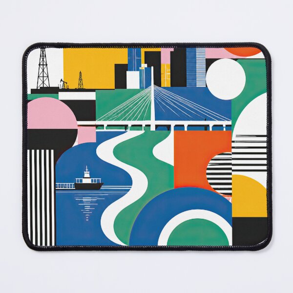 Item preview, Colorful geometric vector poster featuring the word ATYRAU, designed and sold by ckybe.