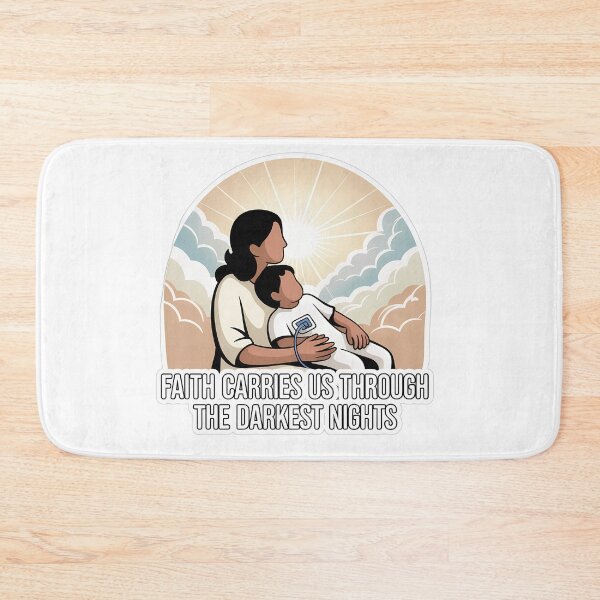 Item preview, Hopeful Celestial Light with Faith Quote designed and sold by NiftyWrx.