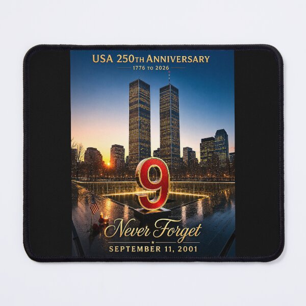 Item preview, 9/11 NEVER FORGET - SEPTEMBER 11, 2001 - USA 250th Anniversary 1776 to 2026 designed and sold by DBM Photo Art 1.