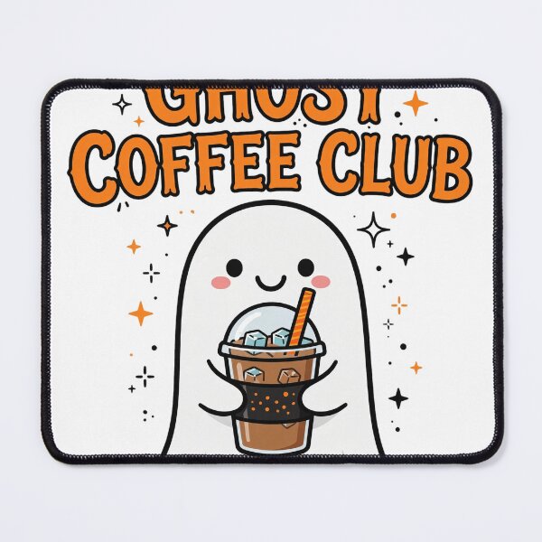 Item preview, Ghost Coffee Club Cute Halloween Iced Coffee Sticker designed and sold by Gurrteg.