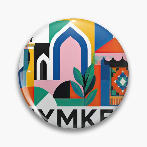 Item preview, Colorful geometric poster featuring an abstract architectural ci designed and sold by ckybe.