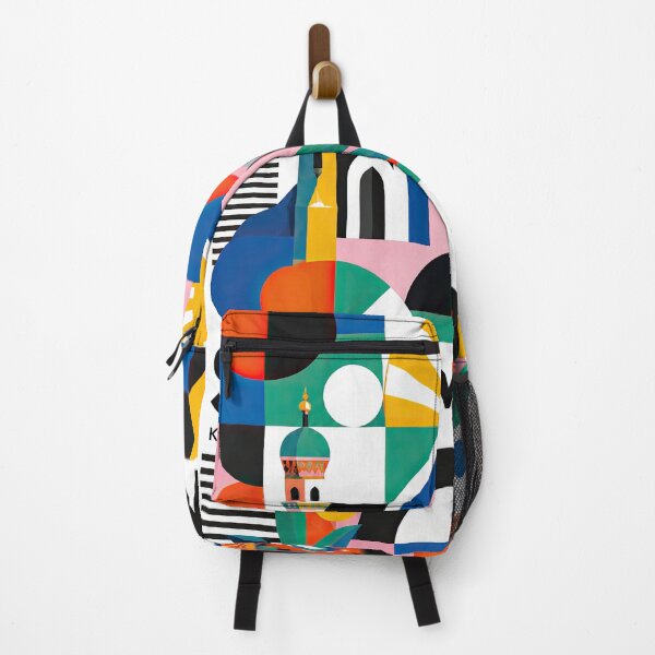 Item preview, Colorful geometric poster featuring an abstract architectural ci designed and sold by ckybe.