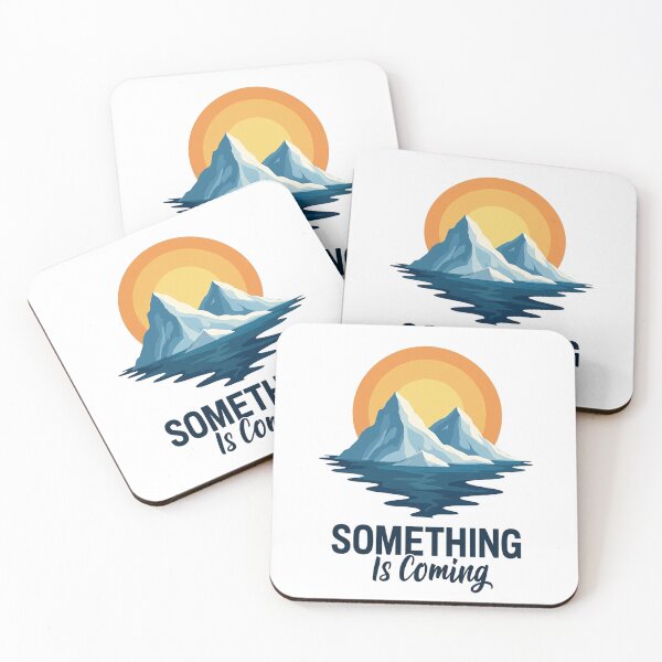 Item preview, Something is Coming - Sunset & Mountain  designed and sold by BernsteinDGT.