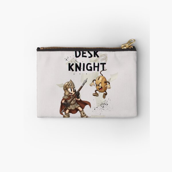 Item preview, Desk Knight Retro Cartoon Warrior vs Mouse designed and sold by ChicDesk.