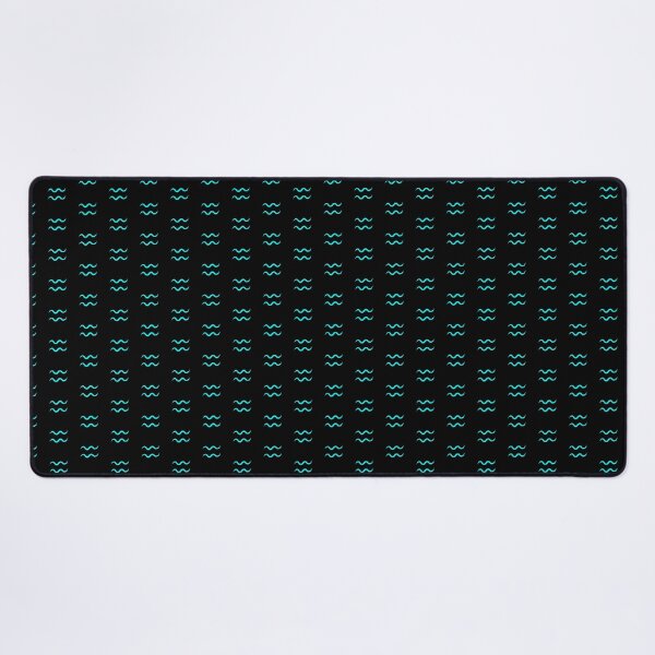 Item preview, Cyan Aquarius Zodiac Symbol Design designed and sold by pattern-archive.