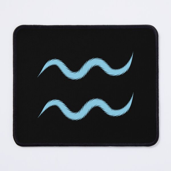 Item preview, Sky Blue Aquarius Zodiac Symbol Design designed and sold by pattern-archive.