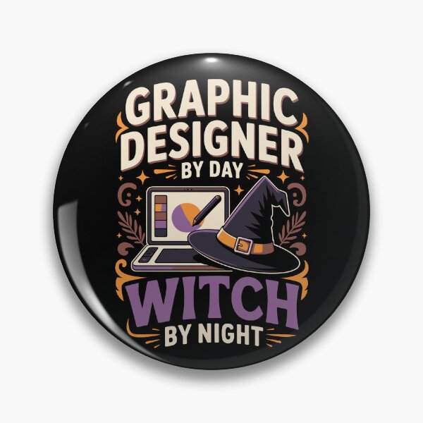 Item preview, GRAPHIC DESIGNER BY DAY WITCH BY NIGHT designed and sold by jkrphoto.