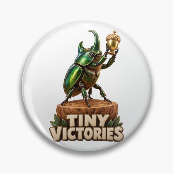 Item preview, Tiny Victories Beetle Acorn Trophy designed and sold by TrendTribeTP.