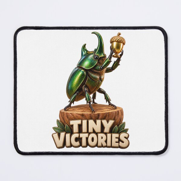 Item preview, Tiny Victories Beetle Acorn Trophy designed and sold by TrendTribeTP.
