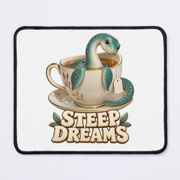 Item preview, Steep Dreams Plesiosaur Tea Bath designed and sold by TrendTribeTP.