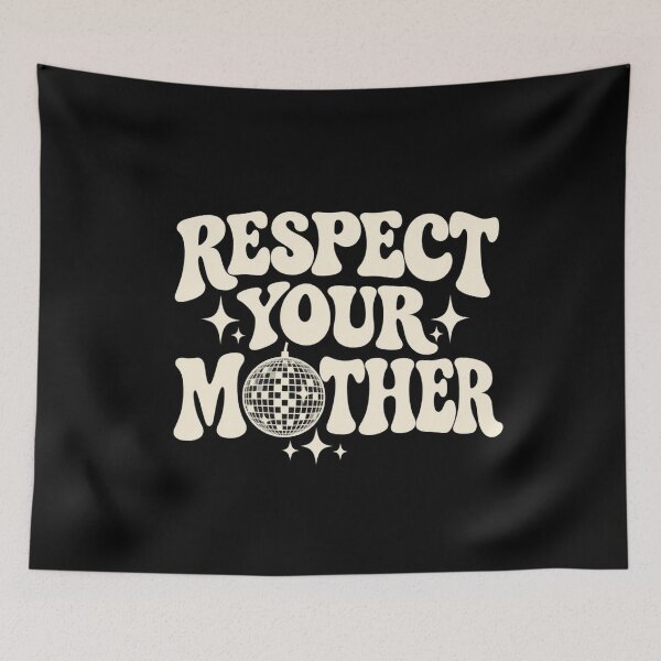 Item preview, Respect Your Mother Groovy Retro Disco Ball Mothers Day designed and sold by Whirx.