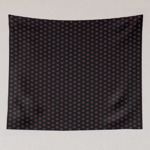 Item preview, Pink Aquarius Zodiac Symbol Design designed and sold by pattern-archive.