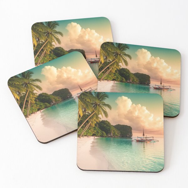 Item preview, Emerald Cove Escape - Tropical Beach Paradise designed and sold by nhk999.