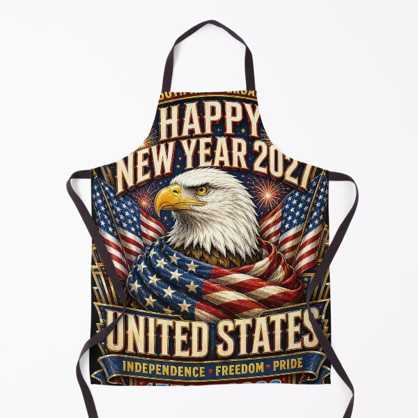 Item preview, HAPPY NEW YEAR 2027 - UNITED STATES - Independence - Freedom - Pride designed and sold by DBM Photo Art 1.